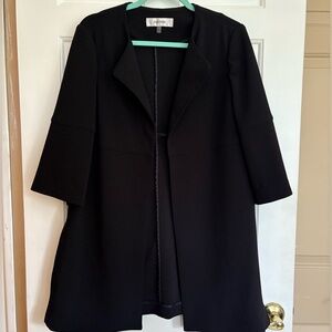 Jones studio black cape coat